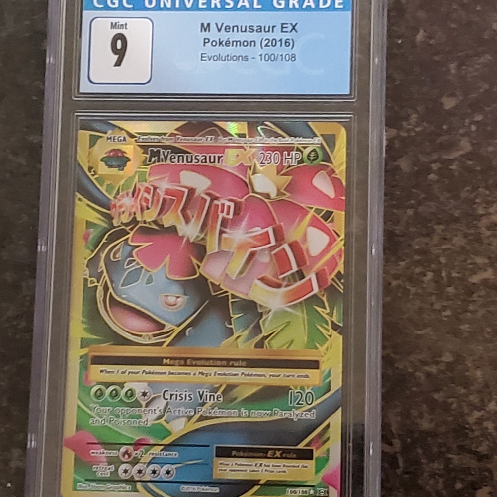 Pokemon Mega Venusaur EX CGC Mint 9
